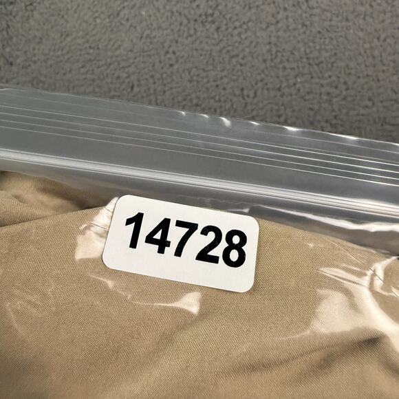 Polo Ralph Lauren Jacket Mens M Beige Bi Swing Windbreaker Zip Bomber Chin Strap - Picture 8 of 8